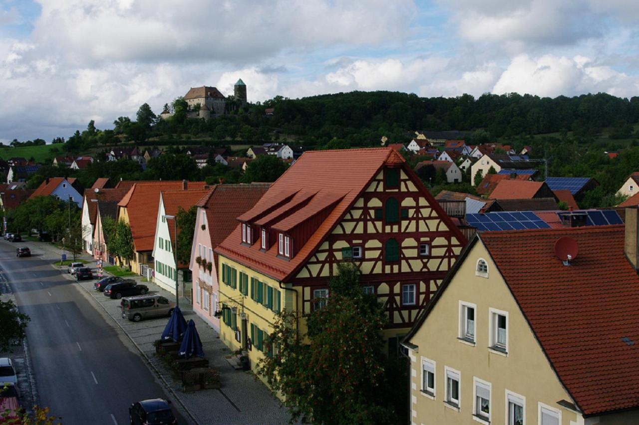 Gasthaus Schwarzer Adler Colmberg Bagian luar foto