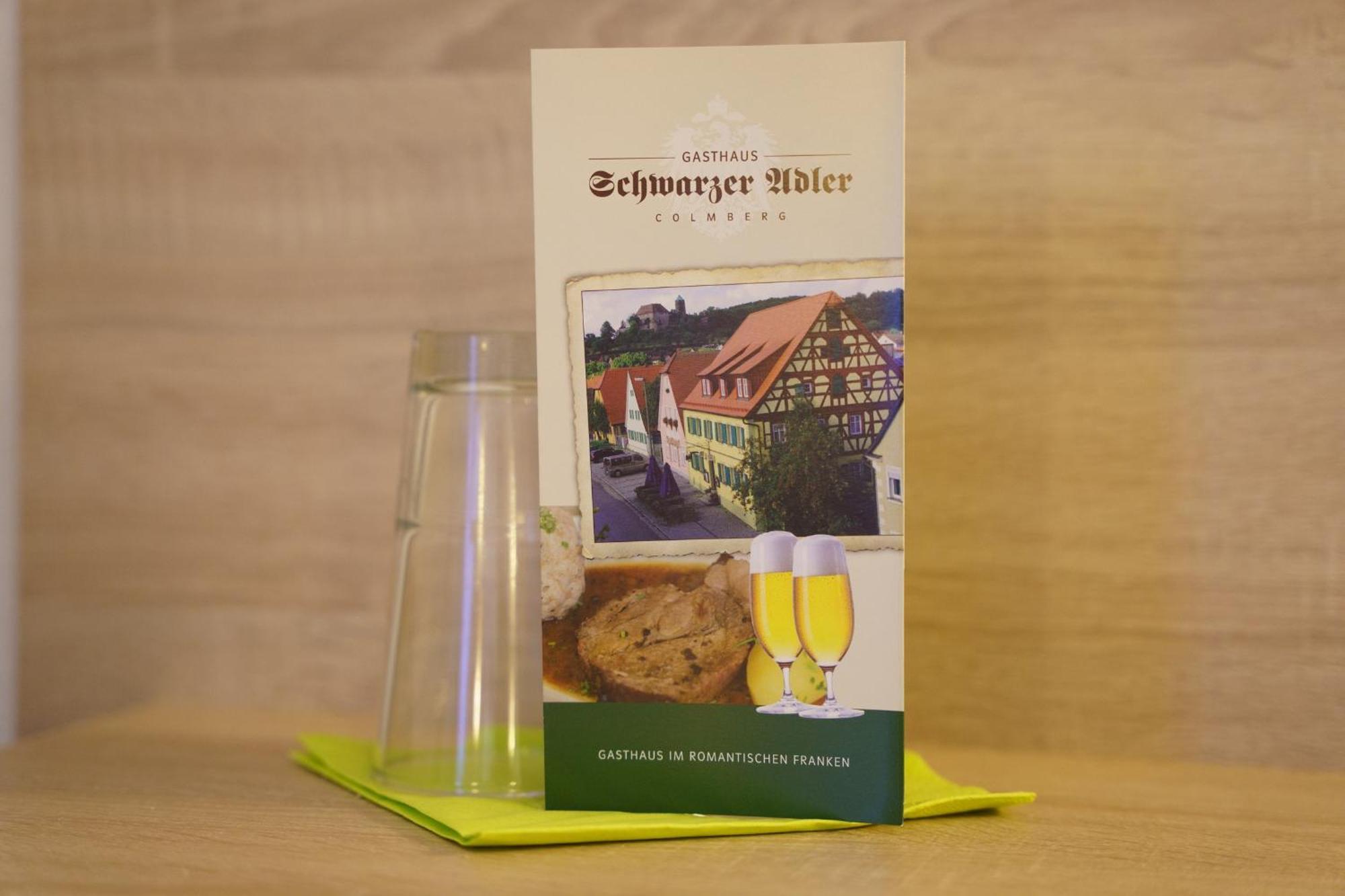 Gasthaus Schwarzer Adler Colmberg Bagian luar foto